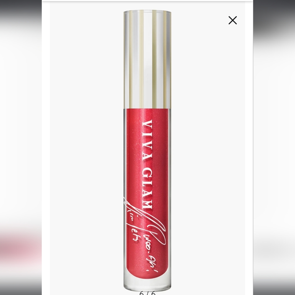 NWT Mac Viva Glam Lipglass Viva Kimmitment Color